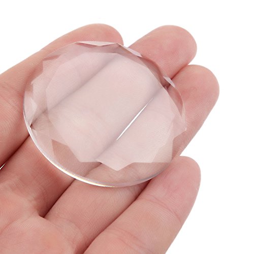 Glass Disc met Valse wimpers, Ronde Crystal Eyelash Lijmhouder, Lash Separator, Kleeflijm Pallet verlengingen, Herbruikbare Ronde Glass Eyelash Lijm verlenging, Kleefstof Pallet 5