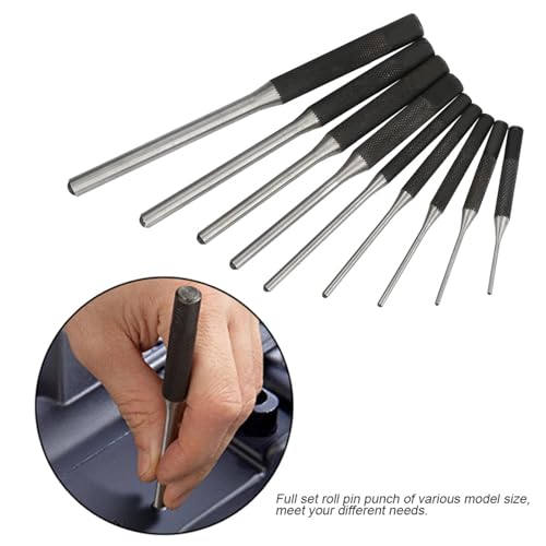 9PCS Punch Professional Duurzame Steel Pin Hunting Set, Handgereedschap Werktuigbouwkunde 3