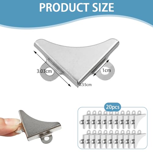 Spiegel Corner Brackets Spiegel Corner Montage Bracket Metalen Photo Frame Bescherming Hoeken Spiegel hangen Kit voor het bevestigen van Badkamer Glas Spiegel Hangende Foto's