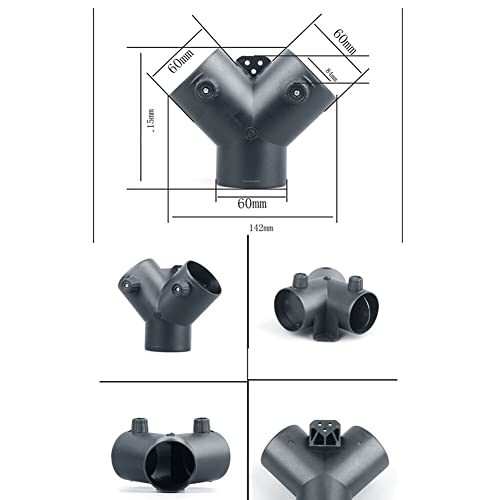 60 mm Type Y, Ventilatieduct, Uitlaat met ventiel, Diesel, Vloerverwarming, Accessoires, Air Outlet, Type T, Accessoires, Pipe Bend, Air Outlet, Vente voor Air Heater 4