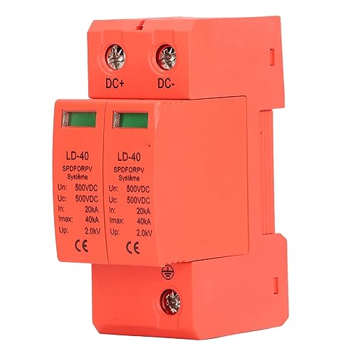 PV Surge Protection, 2P 20-40KA DC 500V Zeer veilig Fotovoltaïsche Circuit Breaker Bescherming Chirurgie Bescherming