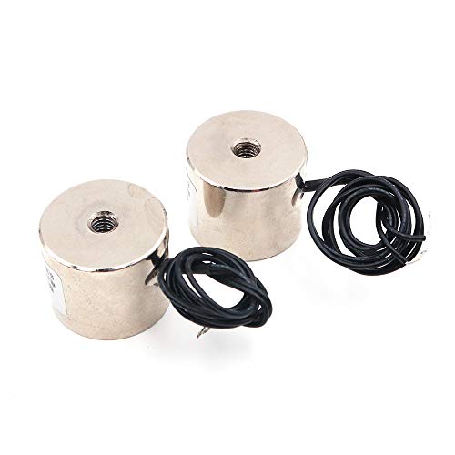 2 stuks KK-P30/25 8KG Zuig Electromagneet Magneet Magneet DC 24V Liftende Pen Holding Electromagneet Elektromagneet Elektrische Magneten 3