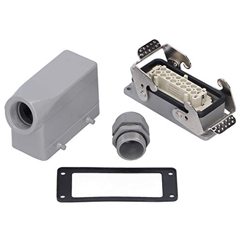 16 Contacten Heavy Duty Connectors, 16 Core Double Buckle Ejector, Side-Out Industrial Waterproof Aviation Socket