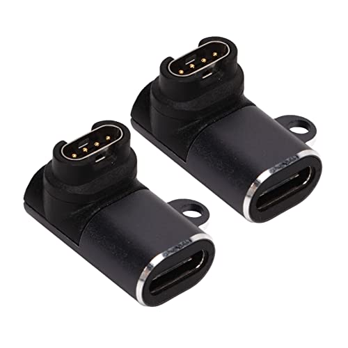 2Stuks voor Garmin type C Vrouwelijke Adapter - Professionele Mini USB C Adapter Voor Garmin Smart Watch 3