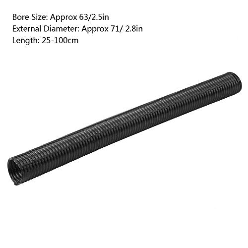 KIMISS Car Air Suction Tube, 63mm 76mm Universal Car Modified Air Intake Flexible Expansion Pipe Ducting Plastic Slang(63mm) 3