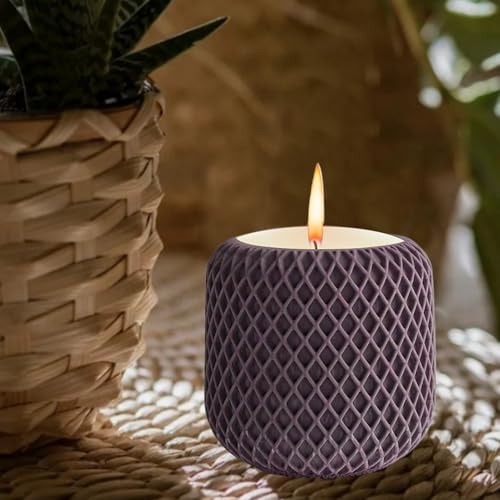 Siliconen vormen, Cilinder Siliconen vorm vaas, DIY Vorm Beton, Handgemaakte Cilinder Kaars houder en vaas voor bloemenpotten, Geurkaarsen en DIY Hars gieten, 75ml 4