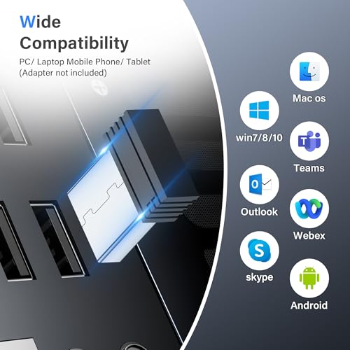 Mouse jiggler, niet-herkenbare USB muis mover met USB-C adapter converter, simuleert bewegingen om te voorkomen dat de laptop overschakelt naar de slaapmodus, driver-free, plug and play 4