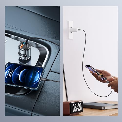 USB C naar USB C-kabel, USB 3.2, Type C-kabel, 20Gbit/s, PD 100W, 8K@60Hz, Fast Charging-kabel voor telefoon, tablet en andere USB-C-apparaten (1m) 3