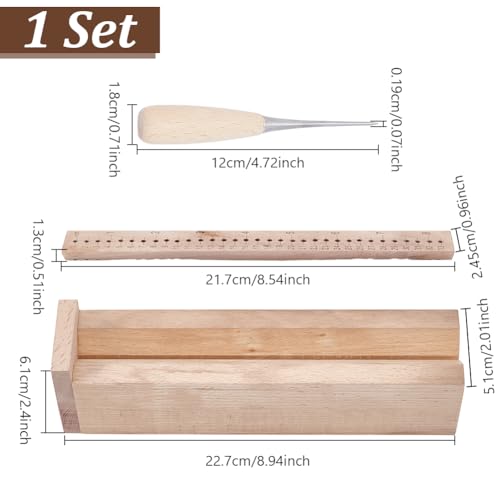 Signature Die Snijgereedschap voor Bindende Boekbinders, Die Cradle met Houten Piercing, Gebruiksaanwijzing (Engelse taal niet gegarandeerd), Boek Binder, Gereedschapsset voor