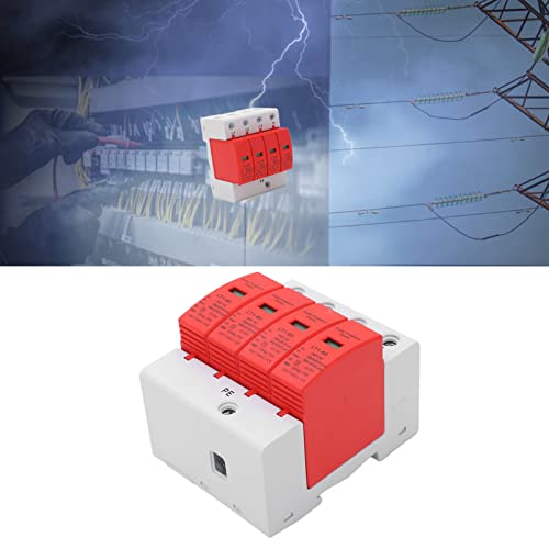 Surge protector AC 385V 4P guide rail 30 - 60 ka IP20 piekbeschermer elektronische beschermingsmodule voor zonne-energie, fotovoltaïsche voeding 5
