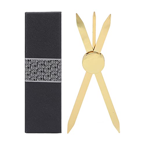 Kompas wenkbrauw lineaal, verstelbare nauwkeurige positie van roestvrij staal materiaal Golden Kompas Design Brow Meethulpmiddel