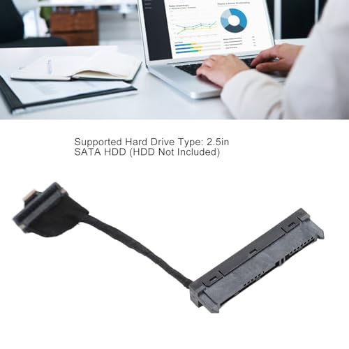 Laptop harde schijf kabel, 2,5 inch HDD SATA harde schijf Kabel Stabiele transmissie voor HP G6 2000 G7 2000 Laptop, ABS externe harde schijf vervangingskabel, Eenvoudig 3
