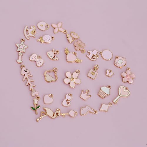 Enamel Charms Hanger Charms Hanger Jewelry, DIY Crafts Charms hanger ketting armband maken accessoires 3