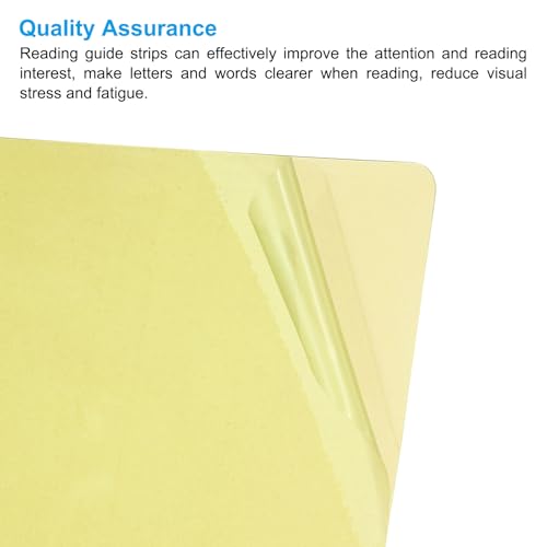 A4 Maat Led Reading Sheet, 10 st Correctie Verlichting Gel Filter Gekleurd Overlay Transparante Kleur Film voor Classroom Foto Studio, Geel 5