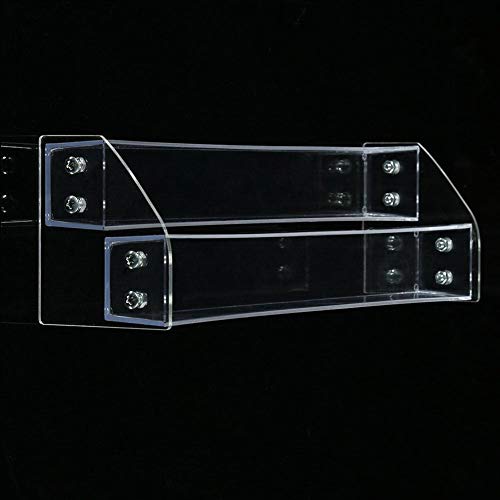 Nagel Poolse Organisator, Lipstick Cosmetics Display Stand, Acryl Clear Nagel Poolse Rack, Perfect voor het organiseren en weergeven van tattoo inkt, Nagel Poolse en andere dingen (#1 (2 verdiepingen) 4