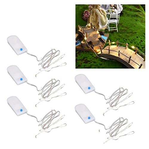 Mini LED Lichten. Mini LED Licht Batterij Powered String Lights Decoratief voor DIY 1/12 Poppenhuis 4