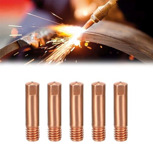 Lassen Contact Points, Dujelixa M6 Mig Nozzle, 20st Gas Lassen Nozzles 15AK, Lassen Contact Point, Handheld Lassen Tip voor 24KD MIG/MAG Lassen Brander Accessoires Draag Onderdelen, 1.2mm Power Nozzles 5