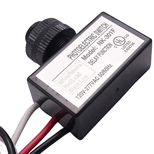AC 120-277V Optische Schakelaar Dusk naar Dawn Knop Inbouw Photo Control Eye Switch Light Photocell Sensor-NK-301F 4