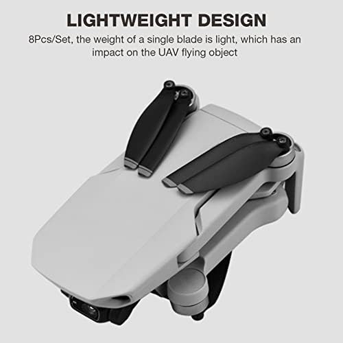 RC Drone Blade Propellers Helicopter Wing Accessory Geschikt voor Mini Accessoire (Zwart met Silver Edge) 5