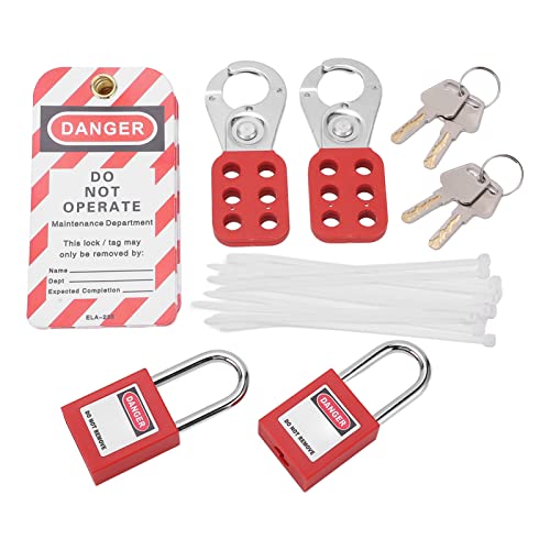 Elektrische vergrendeling Tag Out Kit met veiligheidssloten & Spools, Loto, Lockout Tagout Kit voor Lock-Marked producten, Veiligheidsuitrusting Bag