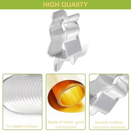 Pak van 100 Fuse Clips 6 x 30 mm Keramische slangenclips voor auto, motorfiets, vrachtwagen, reservebus, elektrische apparaatbeveiliging, autocircuit 5