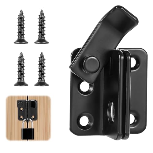 Deursluiting roestvrij stalen slot slot klein, deur slot vergrendelbare slot, slot slot vergrendelbare deur slot buiten met hangslot gat slot voor poort venster afsluiting (links open)