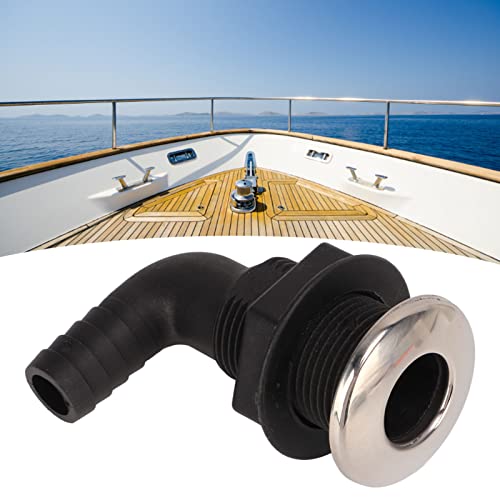 Marine Elbow Outlet Nylon Elbow Outlet Nylon Hull Slang Connector Uitlaat Elleboog Outlet Marine Water Uitlaat Elbow Marine Hardware Accessoires Zwart 3