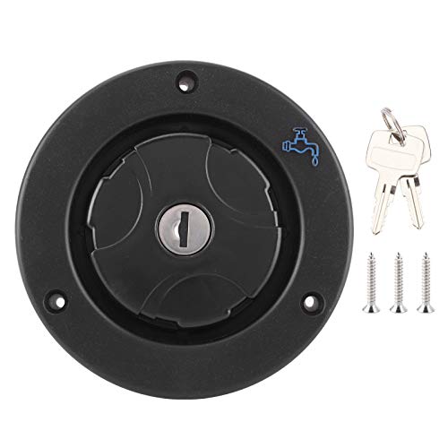 Water Filler Cap Zwaartekracht Zoetwater Inlaat Lockable Leakproof Water Filler Cap met 2 Sleutels voor RV Caravan Camper