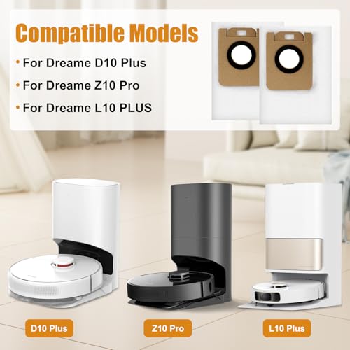 6 st. Stofzak voor Xiaomi Droom Bot Z10 Pro/L10 Plus Auto Lege Robot Vacuüm Onderdelen