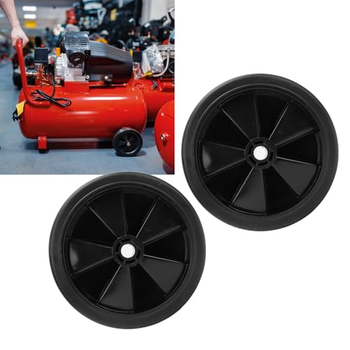 Spacnana 2 Stuks 6 Inch 150 Mm Diameter Luchtcompressoren Vervangen Rubber Eenvoudige Installatie 12 Gaten Rubberen Wiel 3