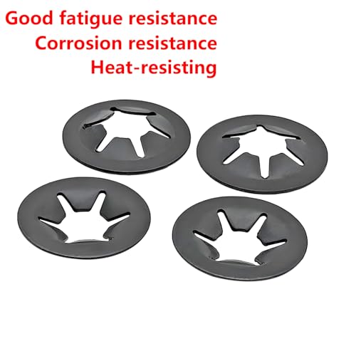 20 st. Starlock sluitringen, 4mm binnendiameter, 12mm buitendiameter, sluitringen, klemschijfring 4