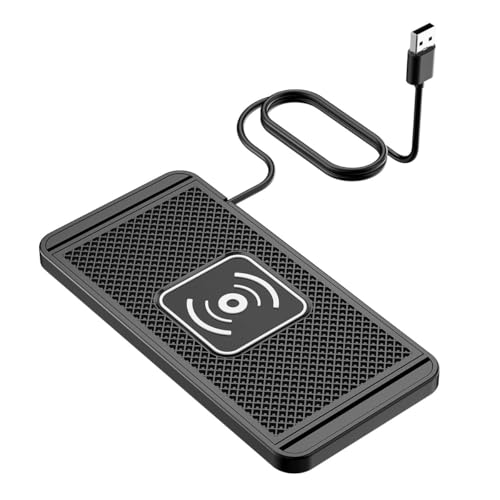 15W draadloze oplader inductieve oplader pad auto, non-slip draadloze oplader voor auto oplader Mat met 40W USB C auto oplader voor S23/S22, telefoon 15/14/13/12 (1M kabel)
