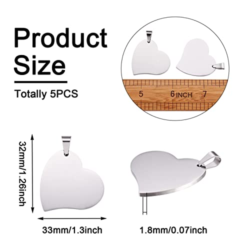 304 Stainless Steel Flat Ronde Blanco Stempelen Tag hangers Etching Graving Tags met Squeeze Bail voor sieraden het maken van huisdier hond naam ID-tags, roestvrij staal Sterling zilver zilver zilver