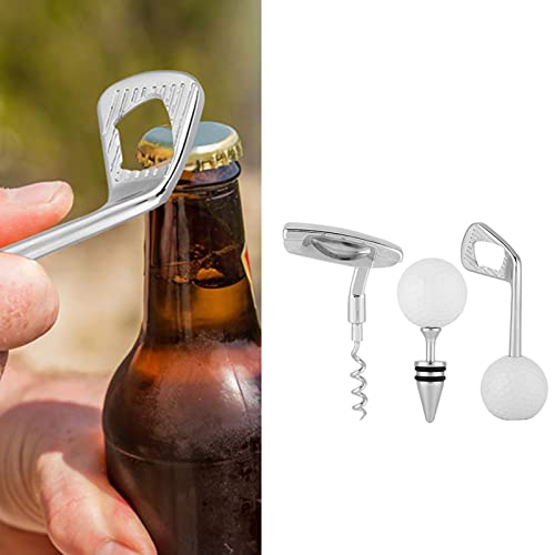 Flessenopener Set Golfvorm Kurkentrekker Rode Wijn Bier Flesopener Wijnstopper voor Bar Club Bruiloft Viering Gift Keuken Gereedschap Set