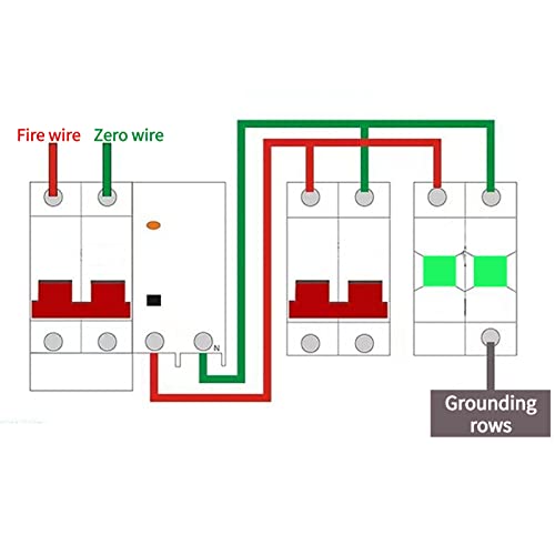 2P 40KA Surge Protector, DC Photovoltaic Lightning Protector, Low Voltage Arrester met Modular Assembly, 36 mm Guide Rail System, 1000 V (2P40KA) 3