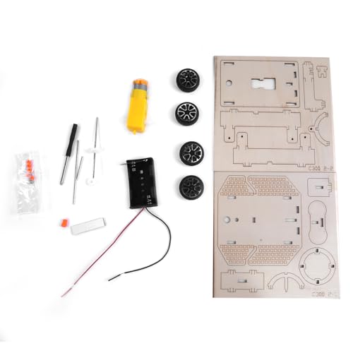 Handgemaakt hout Mars Rover, leerhulpmiddelen voor ruimtevaartmodellen, handgemaakte educatieve puzzel voor jongeren 3