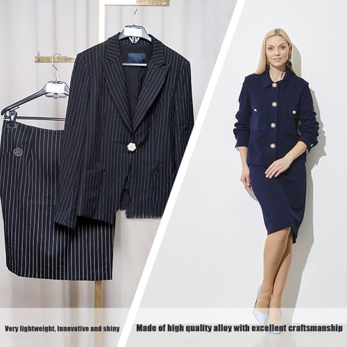 40 stuks dames shirt knoppen, cover-up veiligheid onzichtbare knoppen kleine bloem gevormd anti-exposure vaste broches decoratieve cover knop set voor tassen, T-shirts, alle kleding 3