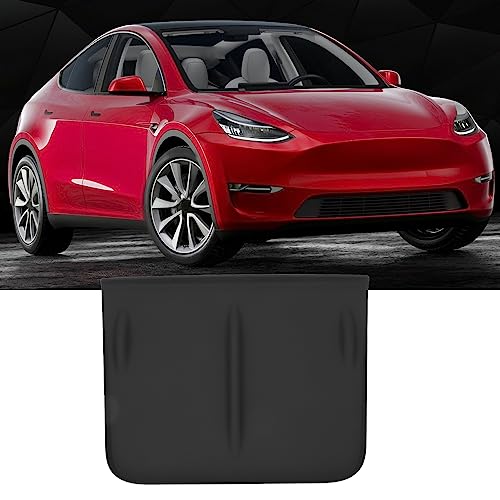 Draadloze Charger Panel beschermhoes voor auto, middenconsole Draadloze Charger Mat Siliconen Telefoonmat voor model Y (zwart) 3