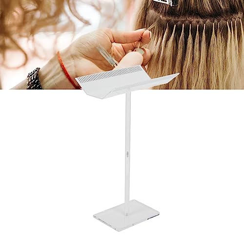 Haarverlengstuk Stand, Transparante Haarverlengstuk Houder Acryl Heldere Haarverlengstuk Houder Organisator voor Schoonheidssalon en thuis 3
