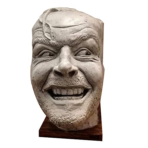 Beeldhouwkunst van The Shining Bookend Library Hier is Johnny Sculpture Resin Desktop Ornament Boekenkast Shelf Sitter