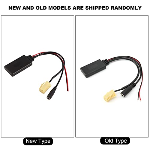 Bluetooth AUX Kabeladapter, Bluetooth 5.0 AUX met microfoon, Hands-Free, Vervanging voor 500/Grande Punto/Qubo/Fiorino 4