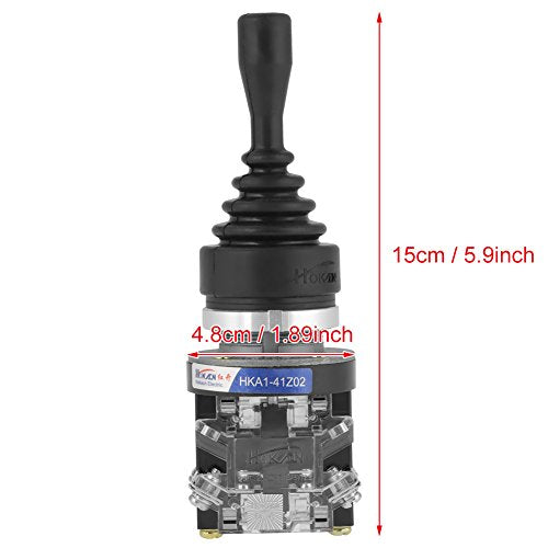 1pc HKA1-41Z02 Switch 2NO 2-Position Return Momentary Joy Stick Joystick Switch voor automatiseringsveiligheid