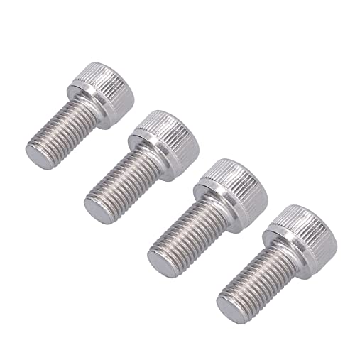 4 st M10 Hex Bolt Socket Cap Head Hex Socket Bolt A2 Roestvrij staal 1.25mm Fijne pitch Machine bevestigingsapparaat hardware(M10*20)