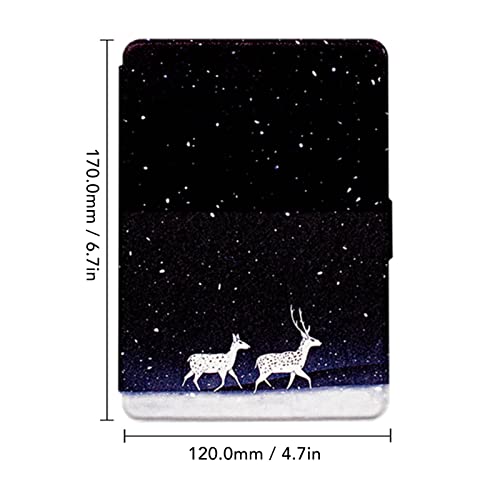 Ereader Cover, E Book Reader Case voor Kindle voor papierwit 3 2 Full Wrap Precise Fit PU Leather E Book Reader Cover zwart