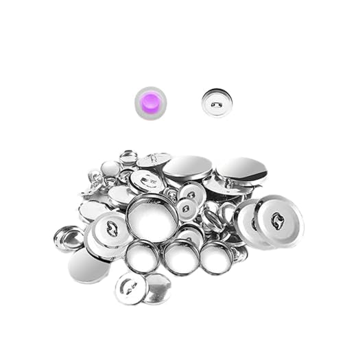 Set van 20 Referentieknopen, Stofzak, Ronde Knop Base, Zelfklevende Knoppen Set voor Hoeden, Overhemden, Rugzakken, 15mm