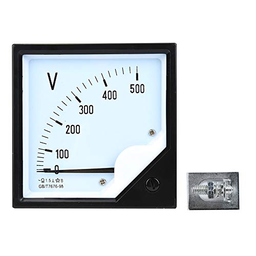 AC 0-500V Meetbereik Vierkante panel Spanningsmeter Spanningsmeter Analog Voltmeter voor elektronische regeleenheden