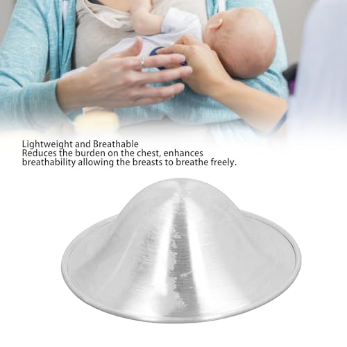 Silver Tepple Cover, Nursing Tepple Cup Borstvoeding Nipple Shield 925 Sterling Silver Tepple Shields voor pasgeborenen 3