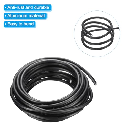 6 mm bonsai trainingsdraad, aluminium, zwart, 5 m, 1 rol 4