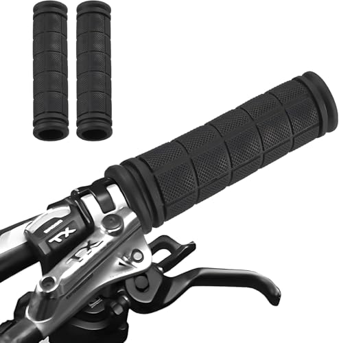 1 Paar 120mm Zwarte Fietsgreep Grips Non-slip Handgreep Grips TPR Rubber Fietsgreep Grips Schokbestendig Racefiets trekking fiets 3