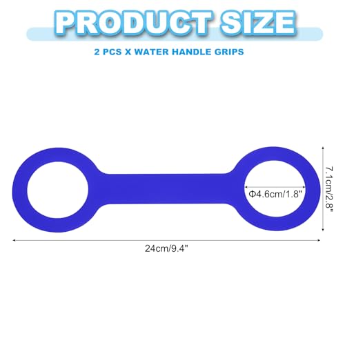 Waterfles handvat, Draagbare zachte siliconen Non-Slip Water Grip Handvat Waterfleshouder Strap